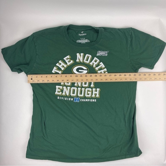 Fanatics Tshirt Mens XL Green NFL Green Bay Packers - Picture 5 of 9